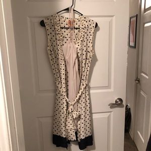 Reposted button up Tory Burch Dress w/slip & belt.